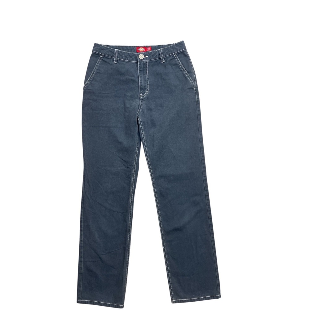 Dickies Blue White Contrast Stitch Carpenter Pants Size 3/26